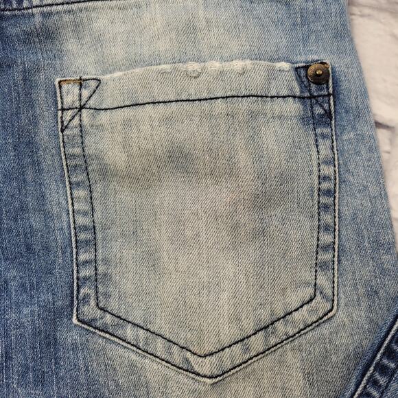 Prefixo Men's Denim Jeans Brazil size 40 Skinny Bleached Distressed Faded READ - Picture 12 of 15